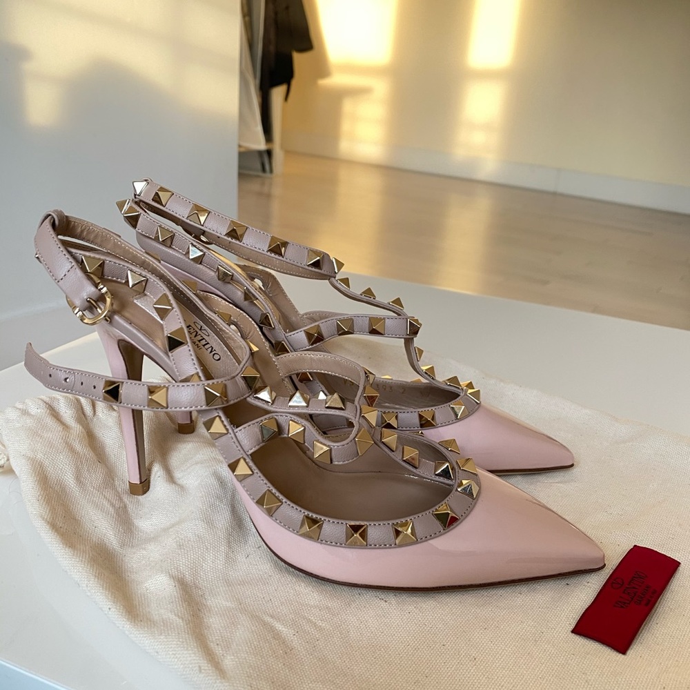 Valentino Rockstud Caged Pump 100mm/4in